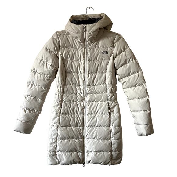 The North Face 550 Gotham Down Parka White Women’s XS Winter Coat - Picture 2 of 7